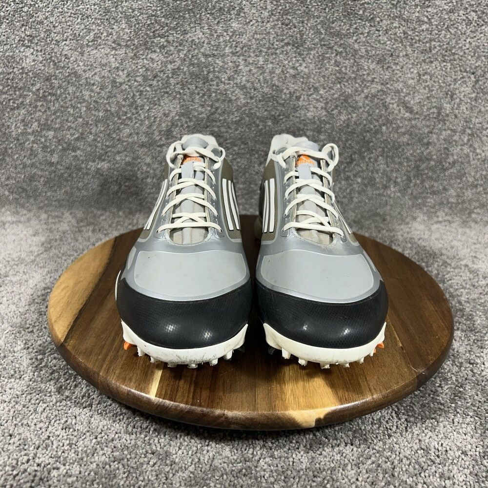 Adidas Adizero One Q46802 Men's Size 12 Gray Spiked Golf Shoes Used - Picture 4 of 12